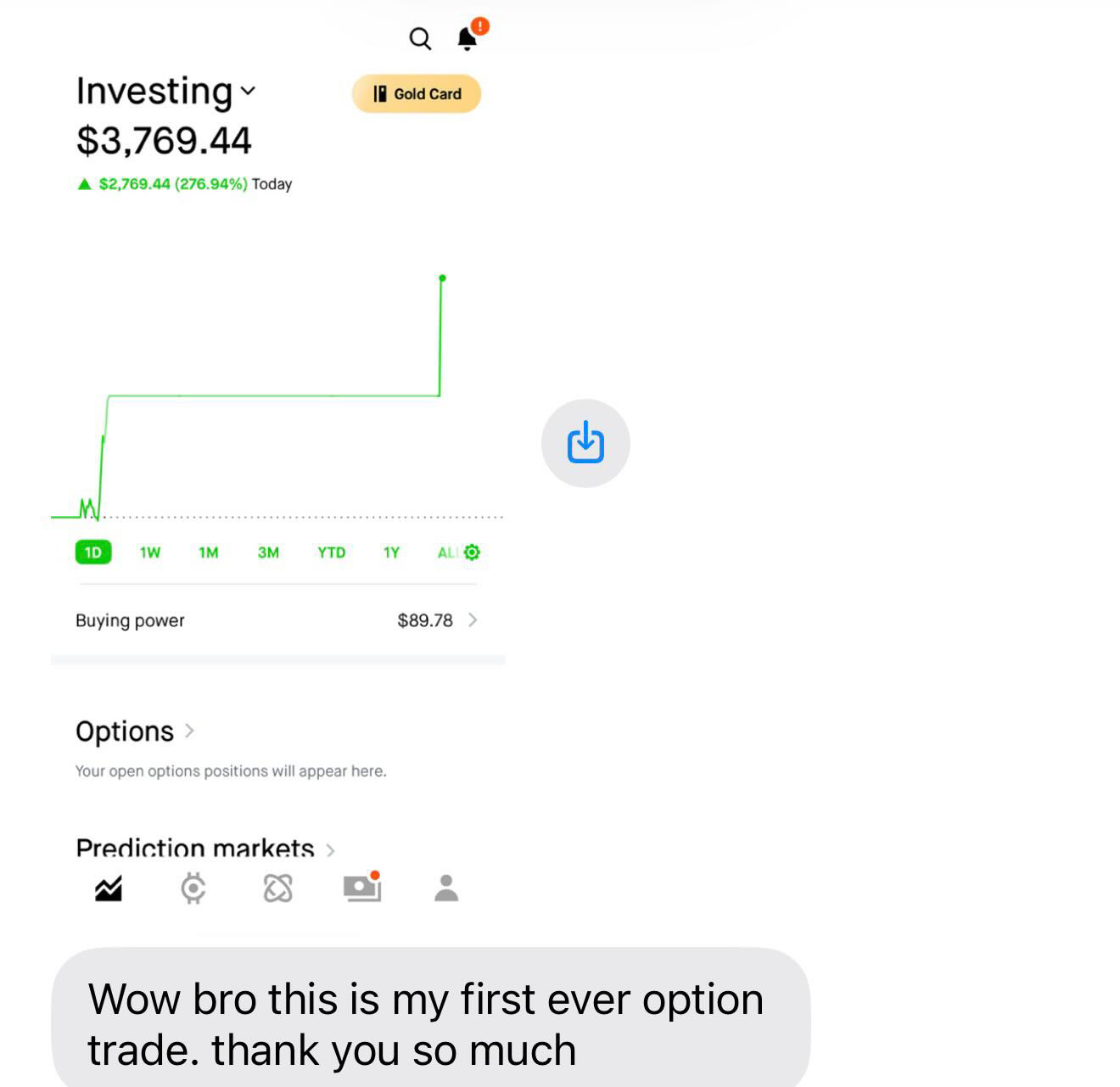 Community testimonial